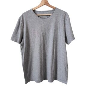 Majestic Filatures Deluxe Tee Shirt Grey Cotton Smooth Touch Homme XL Minimalist